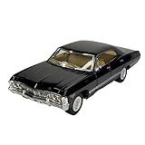 Miniatura Carrinho De Ferro Chevrolet Impala 1967 Abre A Porta Carro Antigo De Coleção Metal -impala Preto-