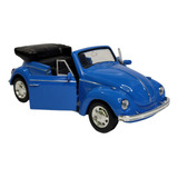 Miniatura Carrinho De Ferro Fusca Conversível Brasileiro