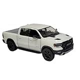 Miniatura Carrinho De Ferro Ram 1500 Caminhonete 4x4 Metal (ram Branco)