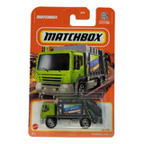 Miniatura Carrinho Ferro Garbage King Caminhão De Lixo 1 64 Cor Lixeiro