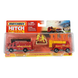 Miniatura Carrinho Matchbox Caminhão De Bombeiro Escala 1 64