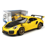 Miniatura Carrinho Porsche Gt2 Rs Amarelo