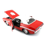 Miniatura Carro 1970 Dodge Challenger Rt Coupe 1/24 Special 