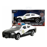 Miniatura Carro 2006 Dodge Charger Policia Velozes Furiosos