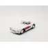 Miniatura Carro Antigo Corvette 1957 1/34 Metal Kinsmart Cor Branco