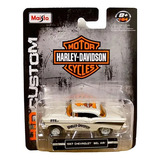 Miniatura Carro Chevrolet Bel Air 1957 Hd Custom 1 64 Maisto