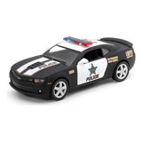 Miniatura Carro Chevrolet Camaro 2014 Polícia 1 38 Kinsmart