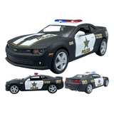 Miniatura Carro Chevrolet Camaro 2014 Policia