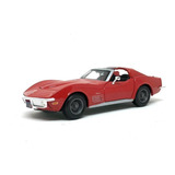 Miniatura Carro Chevrolet Corvette 1970 Vermelho 1 24 Maisto