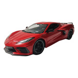 Miniatura Carro Chevrolet Corvette Stingray 2020 Escala 1 18