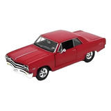 Miniatura Carro Chevrolet Malibu S S 1965 1 24 Maisto