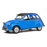 Miniatura Carro Citroen 2cv6 1982 Azul 1 18 Solido