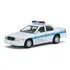 Miniatura Carro De Policia Americano Policia Dos Estados Uni Cor Ford Crown Victoria Police Interceptor Branco