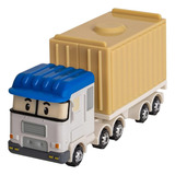Miniatura Carro Desenho Robocar Terry Caminhão Carreta