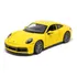 Miniatura Carro Em Metal Porsche 911 Carrera 4s 1/24 Welly Cor Amarelo