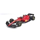 Miniatura Carro F1 Ferrari F1 75 2022 Carlos Sainz Bburago Formula 1 1 18