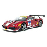 Miniatura Carro Ferrari 488 Challenge 11 2017 1 24 Burago