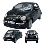 Miniatura Carro Fiat 500 Ferro Coleção Abre Portas