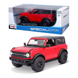 Miniatura Carro Ford Bronco Wildtrack 2dr 2021 1 18 Maisto