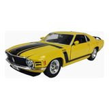 Miniatura Carro Ford Mustang Boss 302 1970 Escala 1 24 Welly
