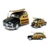 Miniatura Carro  Ford Woody Wagon 1949 Com Prancha De Surf