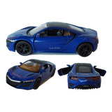 Miniatura Carro Honda Nsx 2017 Ferro Carrinho Coleção 1 36