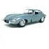 Miniatura Carro Jaguar E-type Coupe 1961 Azul 1:18 Burago