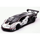 Miniatura Carro Lamborghini Essenza Scv12 1:24 Burago Branco