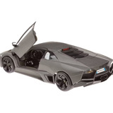 Miniatura Carro Lamborghini Reventón Preto Fosco 1 18 Burago