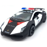 Miniatura Carro Lamborghini Sesto Elemento Policia