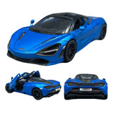 Miniatura Carro Mclaren 720s Fricção Coleção Abre Portas