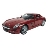 Miniatura Carro Mercedes benz Sls Amg Escala 1 24 Welly