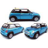 Miniatura Carro Mini Cooper S Metal Abre Portas 1 28 F x