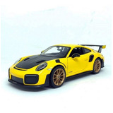 Miniatura Carro Porsche 911 Gt2 Rs Amarelo 1 24 Maisto