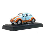 Miniatura Carro Volkswagen Fusca 1967 Gulf Escala 1 36