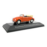 Miniatura Carro Volkswagen Fusca Conversível 1973 Edição 93