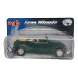 Miniatura Carros Free Wheels Volkswagen 1303 Cabriolet 1 35