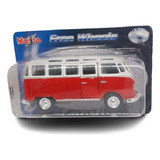 Miniatura Carros Free Wheels Volkswagen Van Samba 1 40 ref2