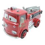 Miniatura Cars Carro De Bombeiro Ruivo 11 Cms Leia 