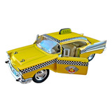 Miniatura Chevrolet Bel Air 1957 Taxi Escala 1 32