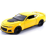 Miniatura Chevrolet Camaro Zl 1 2017 Amarelo Maisto 1 24
