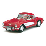 Miniatura Chevrolet Corvette 1957 1 34 Kinsmart Carrinho Col