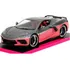 Miniatura Chevrolet Corvette 2020 Pink Slips 1:24 Jada Toys Cor Cinza / Rosa