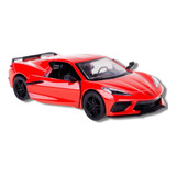 Miniatura Chevrolet Corvette 2021 1 36 Kinsmart Carrinho