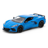 Miniatura Chevrolet Corvette 2021 1 36 Kinsmart Carrinho