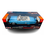 Miniatura Chevrolet Impala 1958 Azul Motormax 1 18