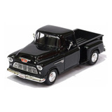 Miniatura Chevrolet Pick Up 1955 Preta 1 24 Motormax