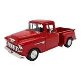 Miniatura Chevrolet Pickup 1955 Vermelho Metal