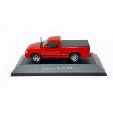 Miniatura Chevrolet S10 1995 Carros Inesquecíveis Do Brasil Cor Vermelho