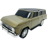 Miniatura Chevrolet Veraneio Coleção Marrom 25 Cm